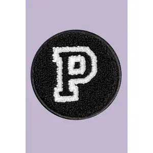 Velcro Initial Letter P Patch