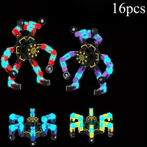 Deformable Fingertip Spinner, Gyro Chain Robot Stress Relief Toy, DIY Fun Fidget for Parties Birthdays Father’s Day Present,Mother's Day gifts, party gifts