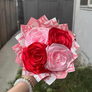 Decorative 4 Rose Bouquet for Home and Party Decor