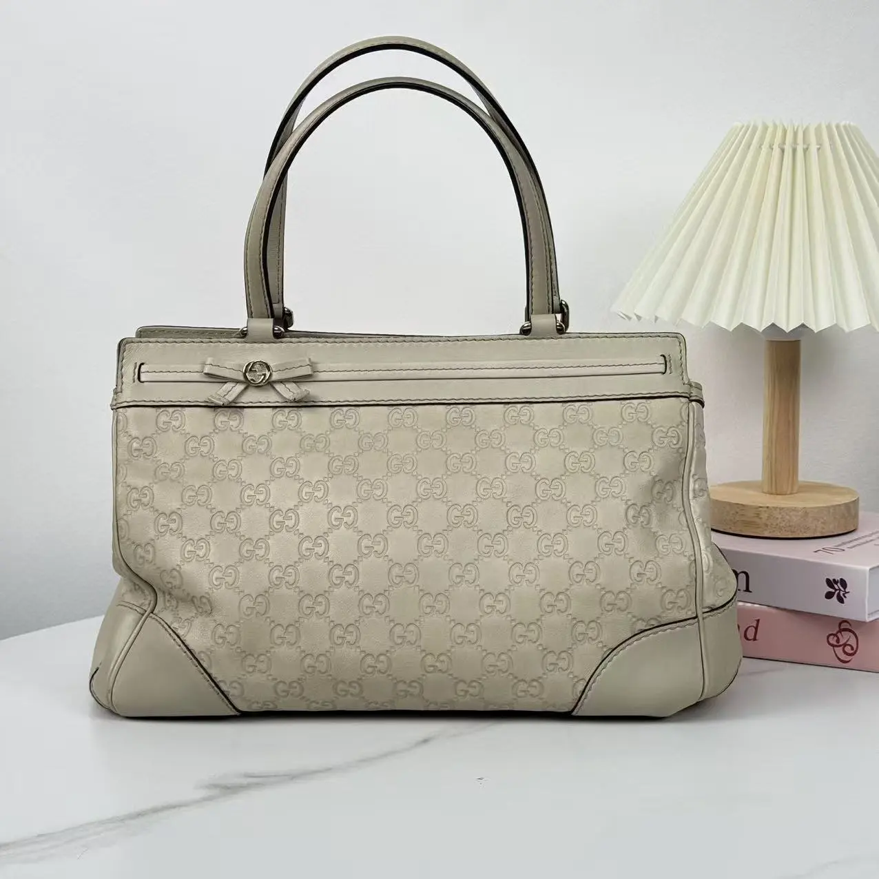 Pre-owned GUCCI Guccissima Mayfair Handbag