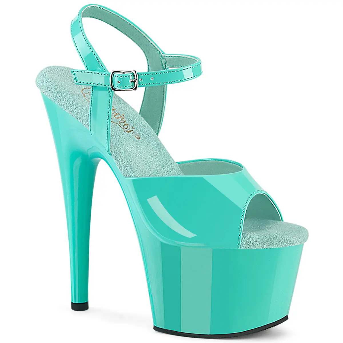 Pleaser Women's High Heel Sandals Adore-709 - Heels for Women with 2 3/4" (70mm) Platform, 7" (178mm) Height, Ankle Strap Design