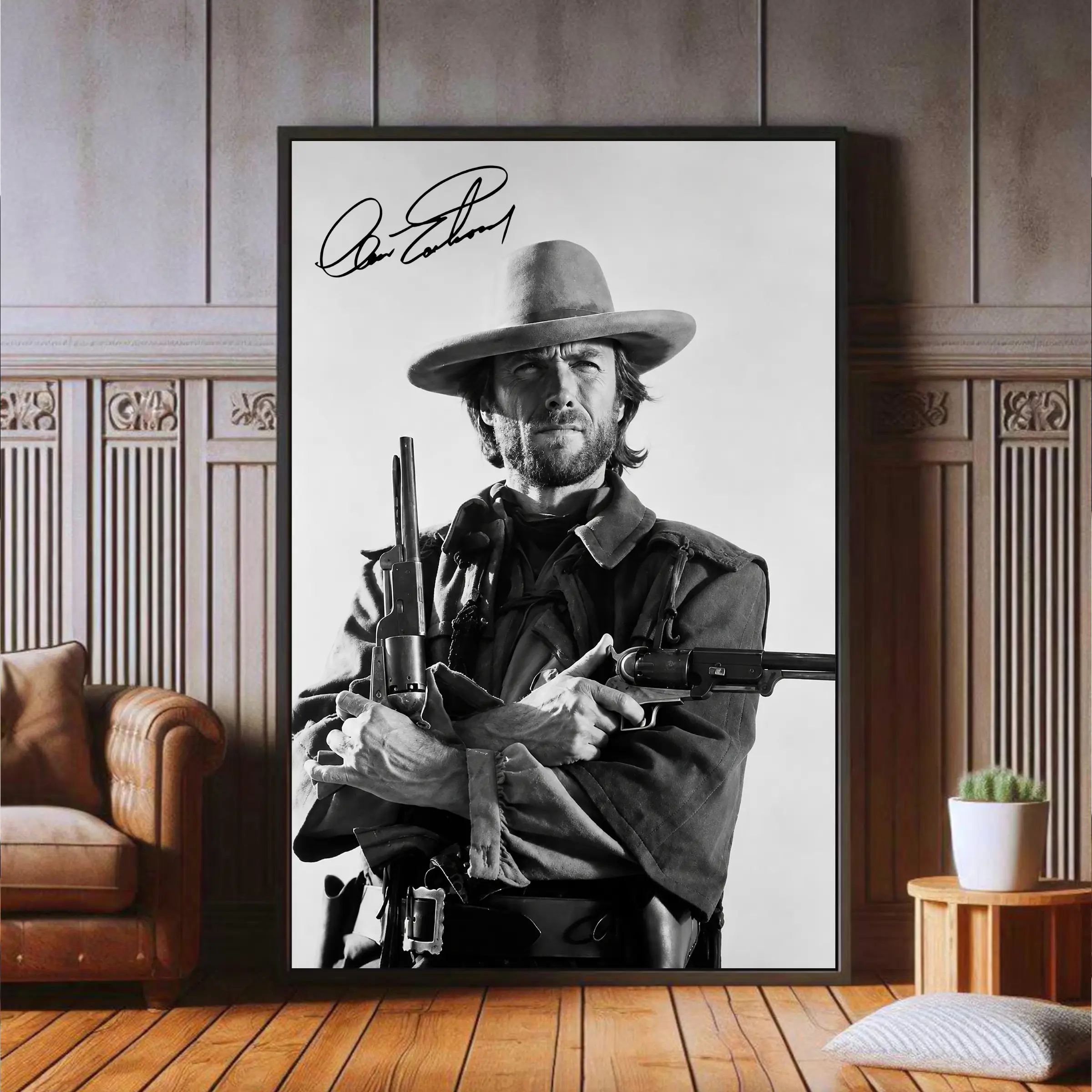 (No Frame) Clint Eastwood Print The outlaw Josey Wales 1975 Poster Premium Quality Print Room Decor Home Decor Wall Art