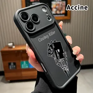 Phone Case for iPhone 17 Pro Max 16 Plus 15 14 13 12 11 Air E Bold Gambler Pocket-Friendly Shockproof Silicone Protective Softcase