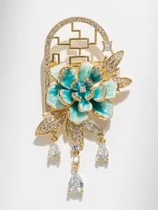 Elegant Snow Lotus Brooch Pin, High-End Luxurious Lapel Flower, Versatile Accessory for Formal Occasions, Perfect Gift for Birthdays and Weddings