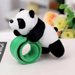 Soft Plush Panda Headband & Slap Bracelet 2Pcs Set Hair Accessory Gift
