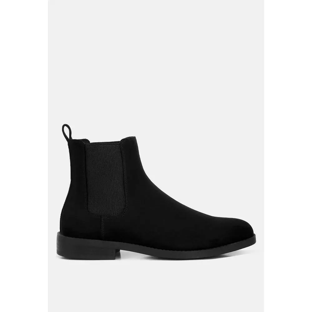 London Rag Womens Nitro Micro Suede Chelsea Boots 6, Shoe, Footwear