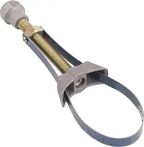 Car Auto Oil Filter Removal Tool Strap Wrench 60mm To 120mm Diameter Adjustable Compatible with Car, Truck, Honda Yamaha Suzuki