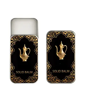 Luxurious Solid Perfume/Perfume, Arab Scented Wood & Floral Oriental Fragrance, Portable Pocket Size, Unisex Long-Lasting Scent, Floral Woody Fragrance, Elegant Metal Can Packaging, Arabian Fragrance, Long Lasting Scents