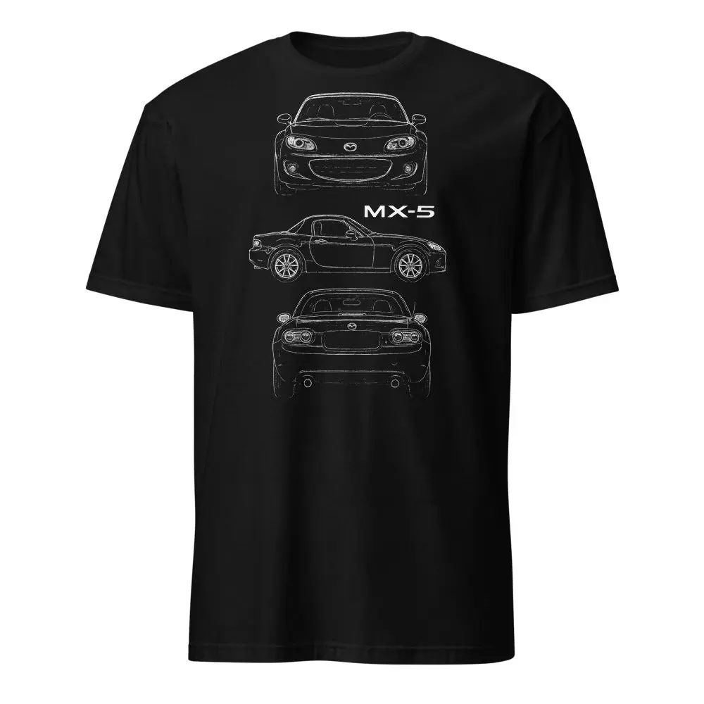 Miata MX-5 Blueprint T-Shirt for JDM Car Fans
