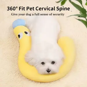New cat pillow question mark four-season pet cushion neck pillow sleeping dog small pillow pet pillow