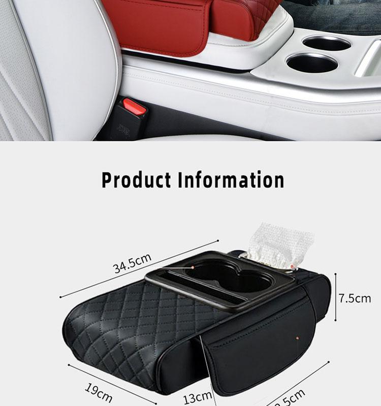 Car interior accessories armrest box storage bag for storage and organization of universal car interior accessories, cup holder and mobile phone storage cabinet for long-distance driving travel, car center console armrest pad, multi-function storage bag Car interior accessories armrest box storage bag for storage and organization of universal car interior accessories, cup holder and mobile phone storage cabinet for long-distance driving travel, car center console armrest pad, multi-function storage bag