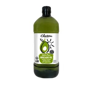 Chosen Foods Premium Pure Avocado Oil, Carefully Sourced and Naturally Refined for Everyday Cooking and High-Heat Use, 2L