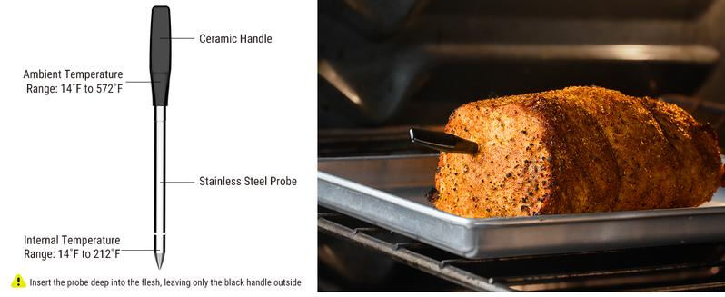 ThermoPro TempSpike Plus Wireless Meat Thermometer with Upgraded Probe, Bluetooth Cooking Thermometer for Outdoor Grill, Smoker, BBQ,Oven ThermoPro TempSpike Plus Wireless Meat Thermometer with Upgraded Probe, Bluetooth Cooking Thermometer for Outdoor Grill, Smoker, BBQ,Oven