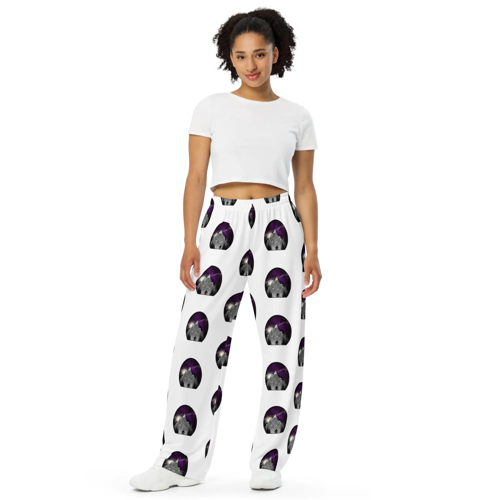 Bigfoot dreamer  All-over print unisex wide-leg pants