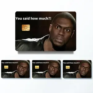 Credit Card Skin Sticker, 4 Counts/set Ultra-thin Waterproof & Scratch Resistant Credit Card Skin Sticker, Customized Personalized Bank Card Sticker, Durable Stickers for Adults, Customizable Stickers, Father's Day Gifts