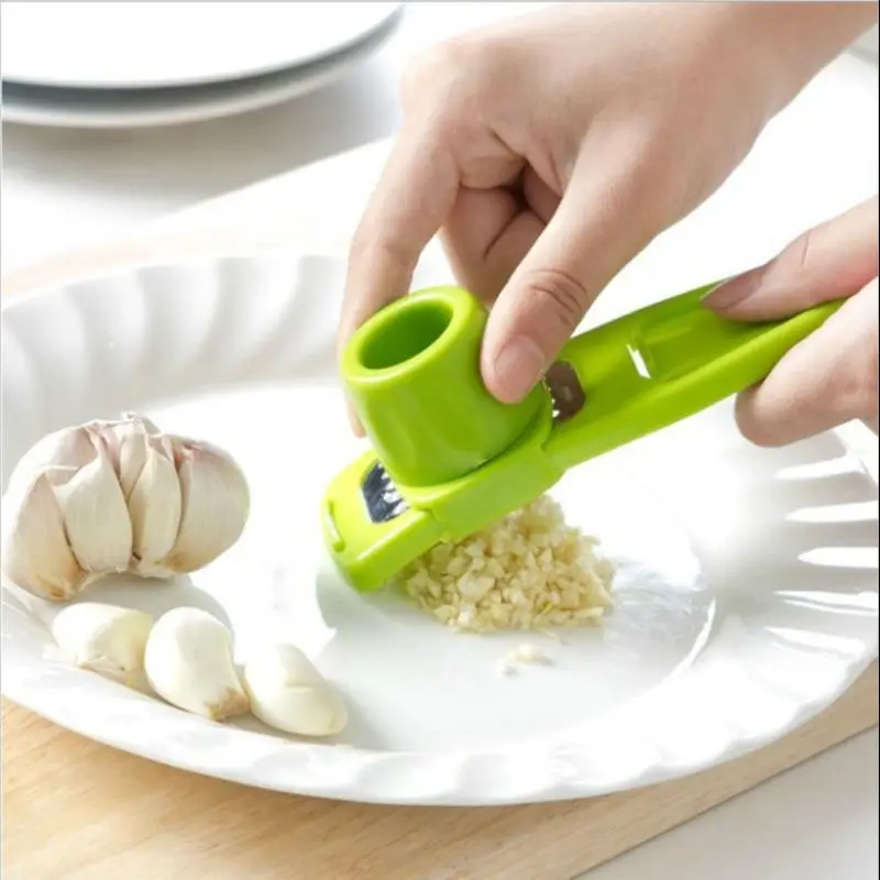 Creative Garlic Crusher, Solid Kitchen Garlic Press, Mini Essential Items, Practical Kitchen Gadget, Kitchen Accessories