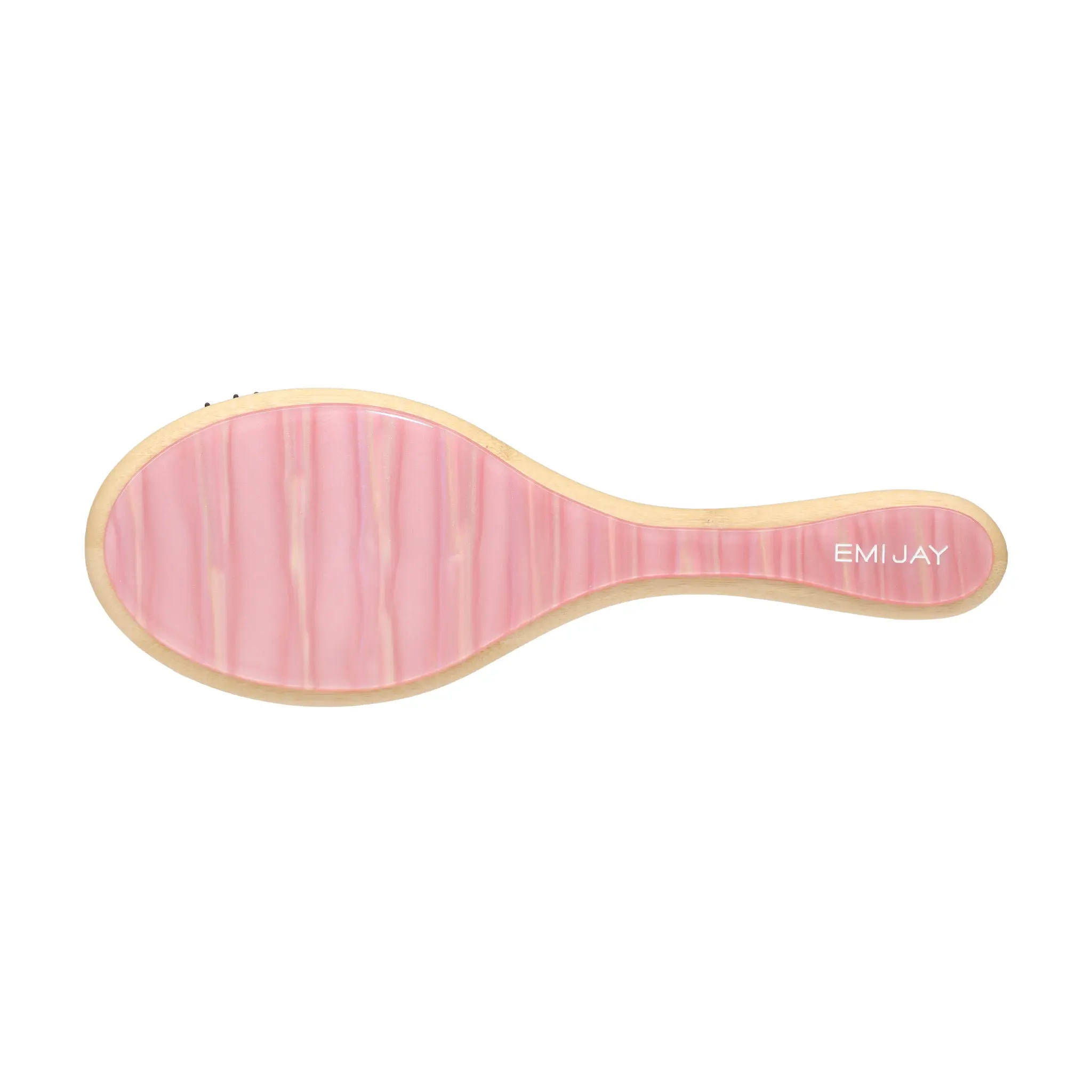 Emi Jay Flat Bamboo Hair Brush in Lychee Baby