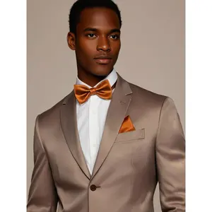 Bow Tie/ Pocket Square Stretch Satin