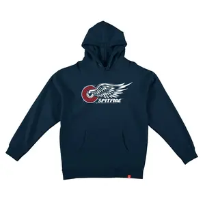 Spitfire Wheels Hoody Classic Wing Pullover Navy/Red/White
