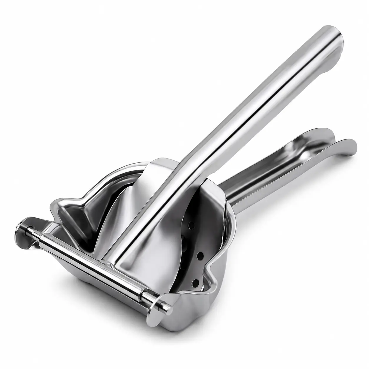 Stainless Steel Lemon Squeezer, Manual Citrus Press Juicer for Lemons, Limes, Small Oranges and Tangerines, Handheld Kitchen Tool  ：