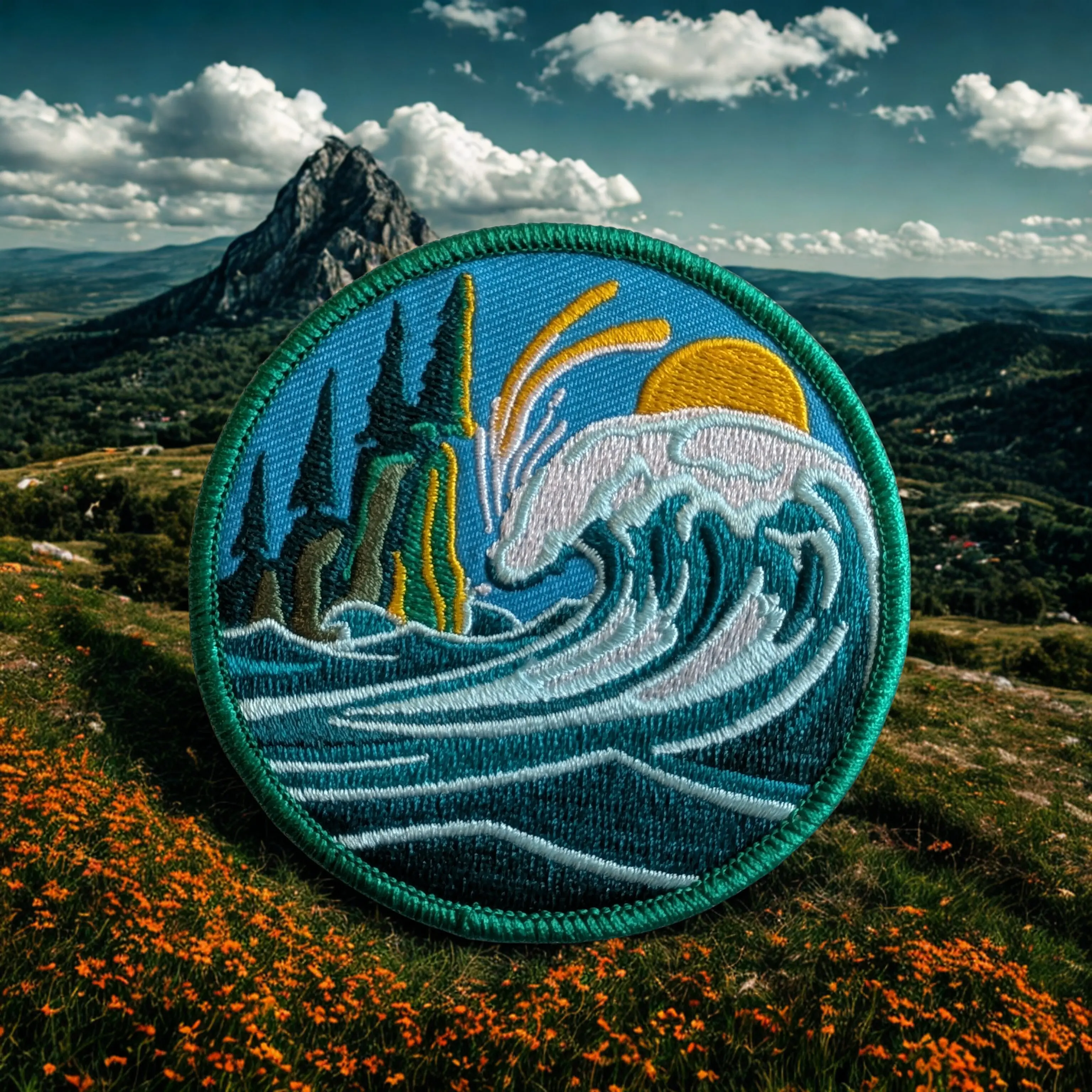 Ocean Wave Patch Ocean Wave Patch