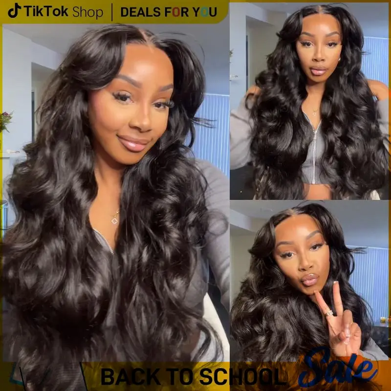 Geeta Hair Pre Bleached Loose Wave Glueless Wigs Pre-Cut 4x6 HD Transparent Lace 13x4 Lace Front Human Hair Wigs#TikTokShopBackToSchool