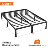 Queen Bed Frame (Without Headboard and Footboard)
