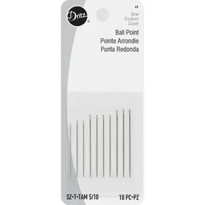 Ball Point Hand Needles, Size 5/10, 10 pc
