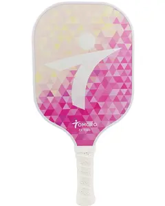 Pink Graphite Carbon Fiber Pickleball Paddle 13mm for Intermediate  Designer Collection