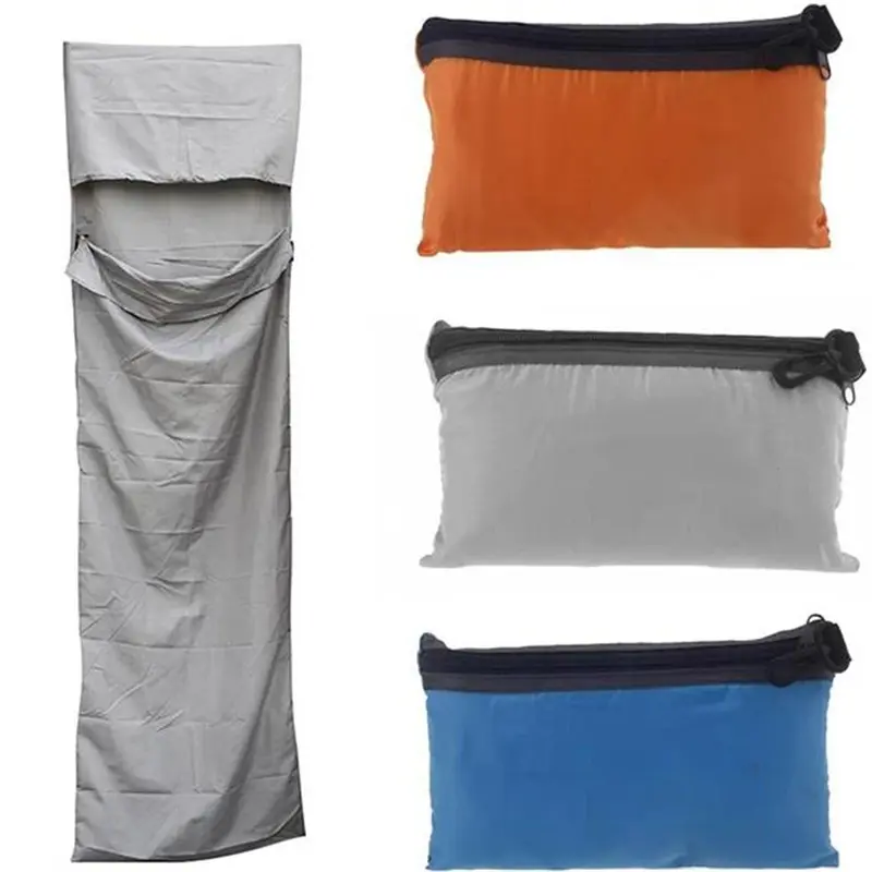 Polyester Single Travel Sleeping Bag, Ultralight Portable Camping & Hiking Sleeping Gear for Adults, Outdoor, Unisex, 210X70cm