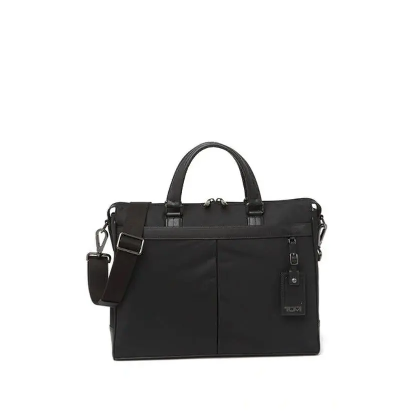 TUMI zip-top slim business briefcase bag carry-on bag travel Easton bag