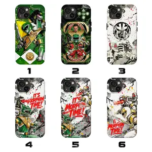 Mighty Morphin Ranger Tough Phone Case Collection, Custom Dino ThunderDesign–iPhone Case Suitable Tough Phone Case Shockproof Military Grade Drop Protection iPhone 17 16 15 14 13 12 11 Pro Max Plus