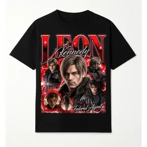 Leon S. Kenedy Resident Evil Requiem Bootleg Character 2026 Unisex T-Shirt , Best Gift for fan Resident Evil 9 Tee