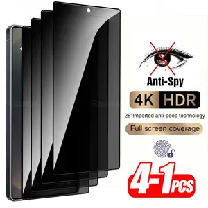 4-1Pcs Privacy Tempered Glass For Samsung Galaxy S25 Ultra S26 Plus S24 5G Anti-Peep Screen Protector Anti-Spy S25Ultra S26Ultra