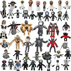 My Melody Children's Toy:kawaii 30cm Skibidi Toilet Man Vs Monitor Man's Plush Toys,Anime Plush Throw Pillow Cute,Birthday Gift