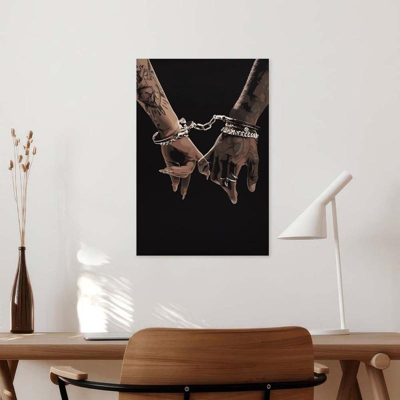 Valentine's Day posters, room decorations, African American art, Black couple art, Black love art, African wall art, Black couple wall art photo posters