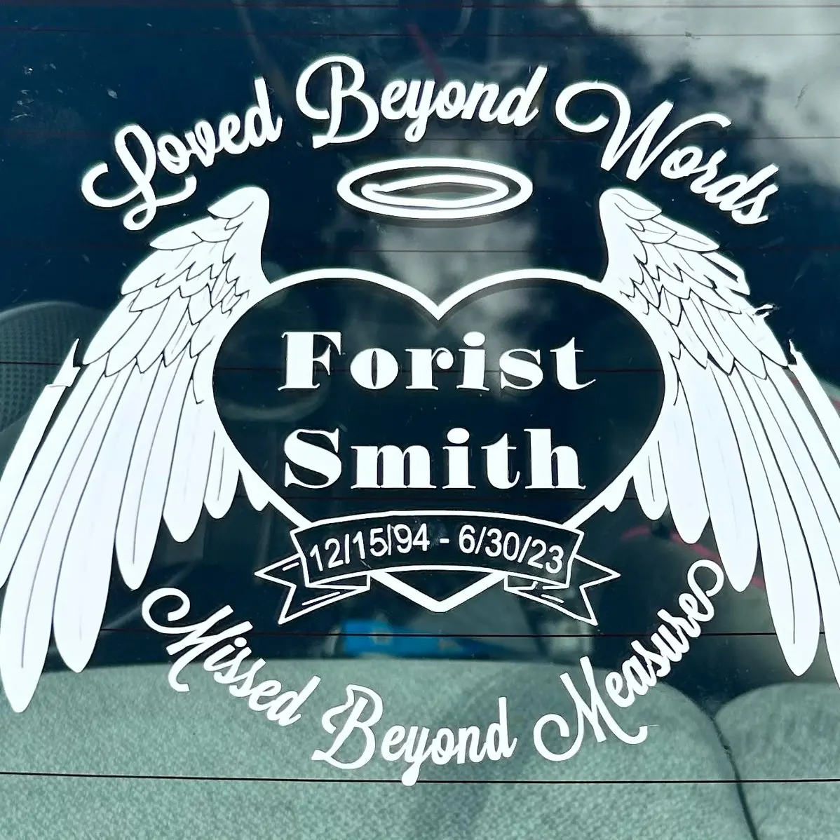 Memorial decal