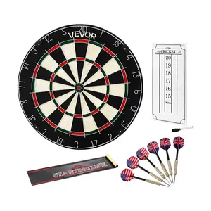 VEVOR Dart Board, High-Grade Self-Healing Sisal Fiber Dartboard with Staple-Free Bullseye, Blade Wire Rotating Number Ring, 17.7 Professional Dartboard for Home Party Game Room (Darts Not Included)VEVOR Super Brand Day