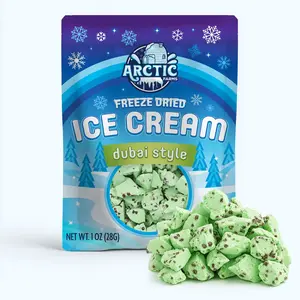 Freeze Dried Ice Cream That Does Not Melt (Bits) Dubai Style Chocolate Pistachio