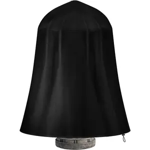 68Hx52D" Fountain Cover, Garden Statue Cover,Fountain Protector with Drawstring Weather Resistant for Winter Outdoor Patio Fountain, 210D Oxford Well Pump Cover with Drawstring Organizer Bag