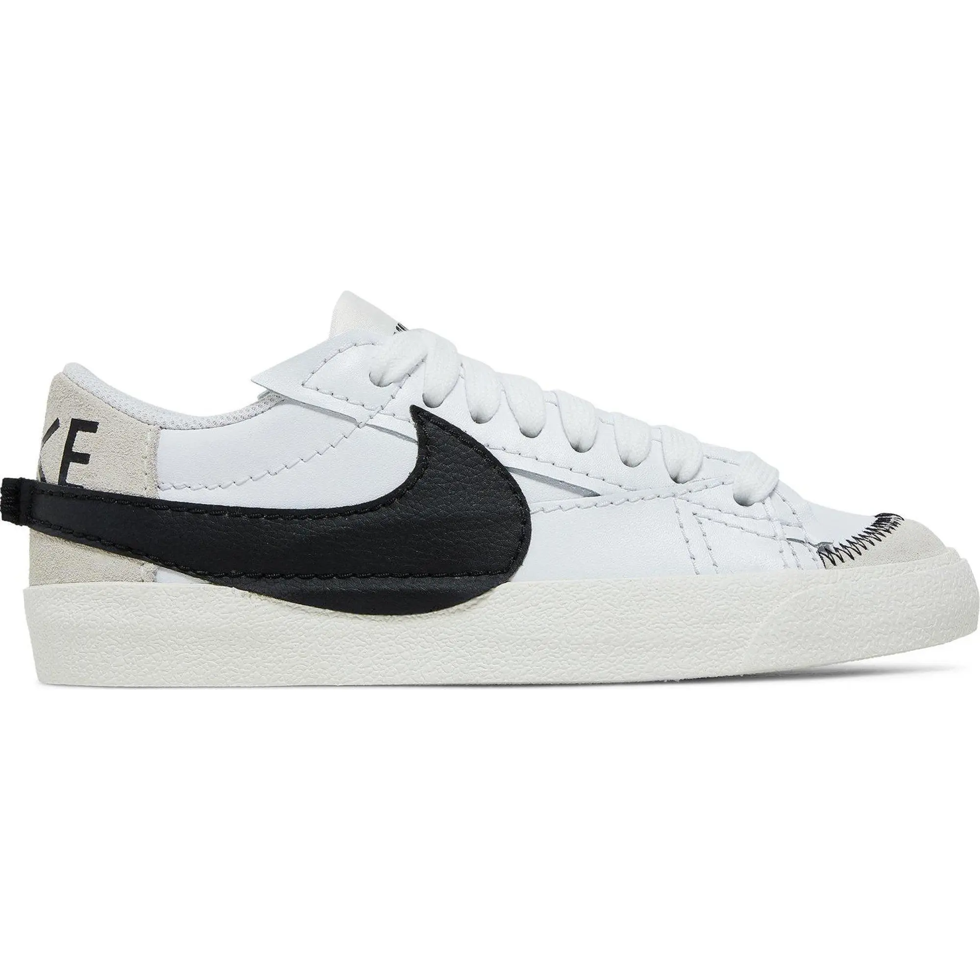 [DQ1470-101] Womens Nike Blazer Low 77 Jumbo 'White Black Sail' (W)