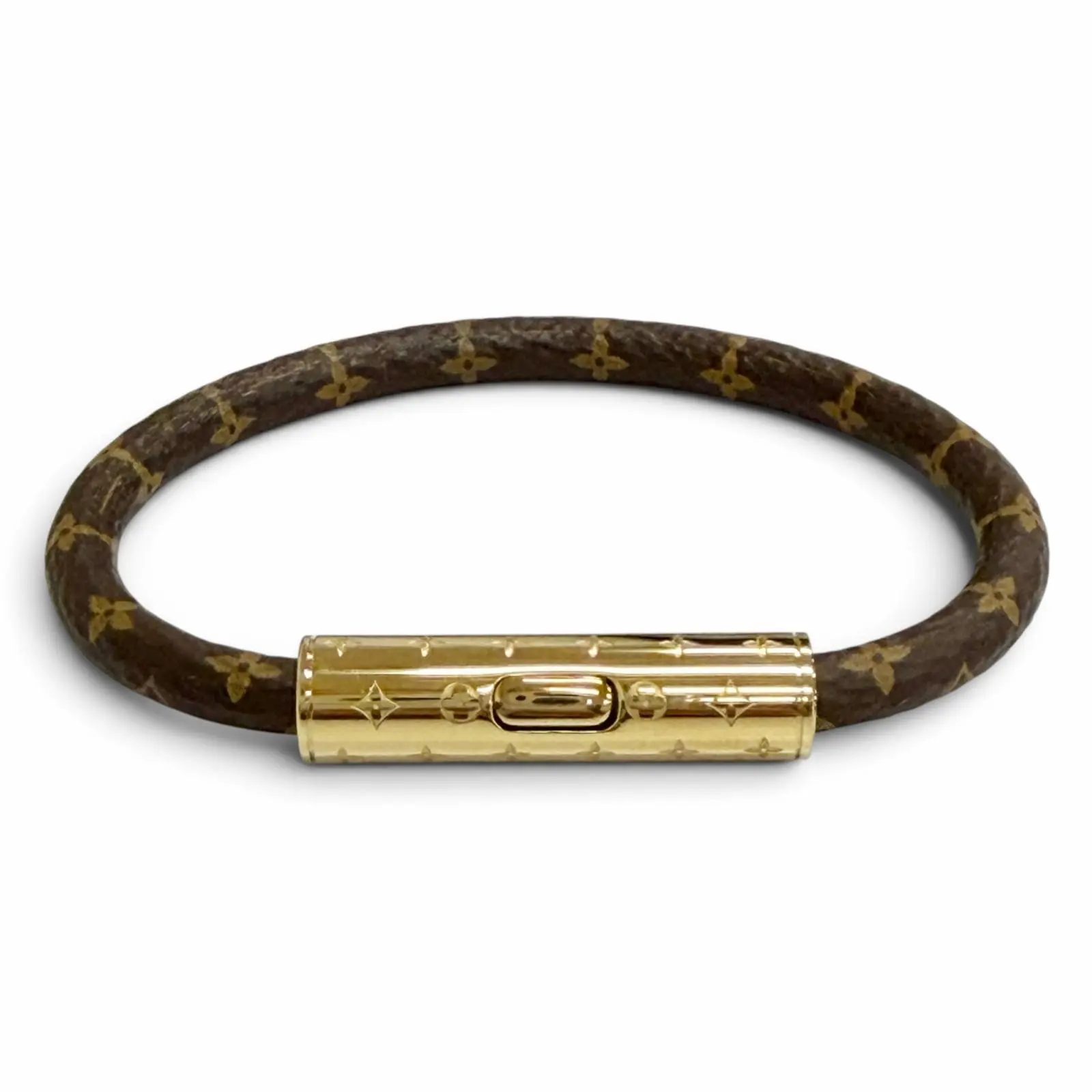Pre-owned Louis Vuitton Canvas Small Leather Goods LV Confidential Monogram Bracelet