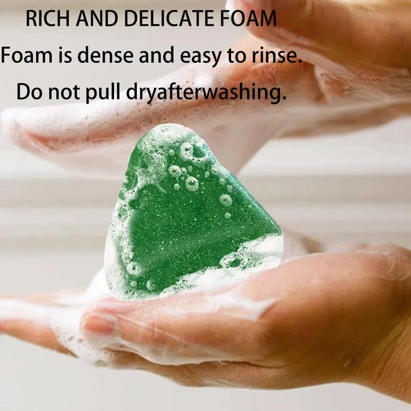 ODDORJOY Natural Shampoo Bar for Men & Women – Calming & Strengthening Hair, Eco-Friendly Solid Shampoo with Usman Grass & Herbal Extracts, Nourishing Hair Cleanser