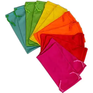 Sunglasses Case, Microfiber Drawstring Pouch, Safety Eyeglass Bags, Non-, Protective Accessory, Bulk
