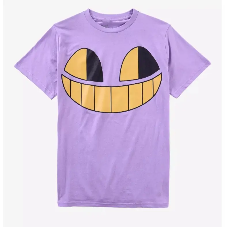 The Amazing Digital Circus Jax Jumbo Face Graphic Tee | Funny Cartoon T-Shirt | Y2K Digital Aesthetic Unisex Cotton Shirt | Retro Animation Streetwear | Fan Gift