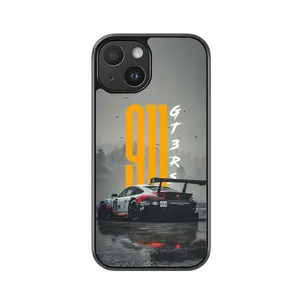Porsche 911 GT3 RS Racing Phone Case – Luxury Racing Car Slim Protective Cover Full Series iPhone X to iPhone 17 Premium Aesthetic Protection