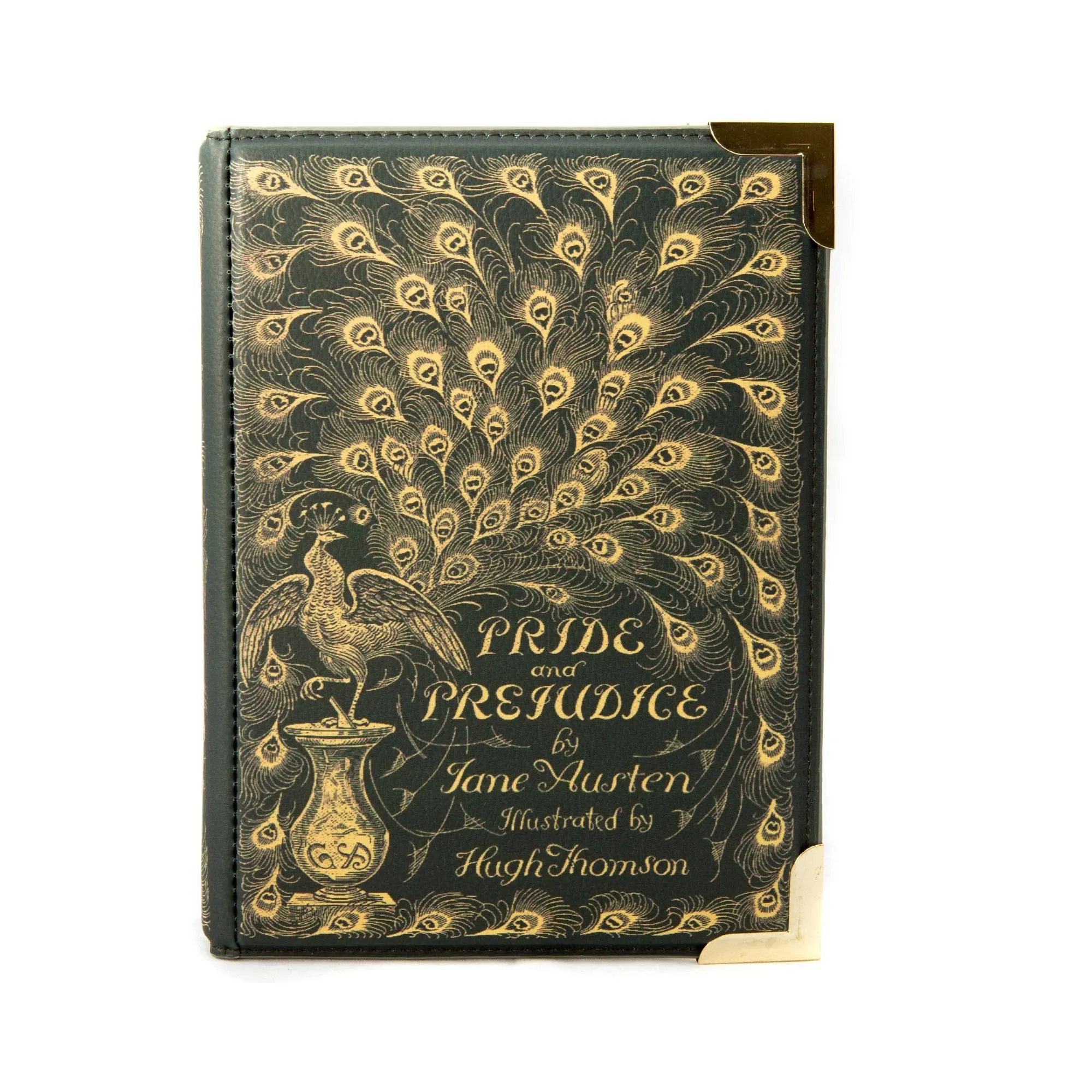 Pride and Prejudice GREEN Book Crossbody Clutch Handbag
