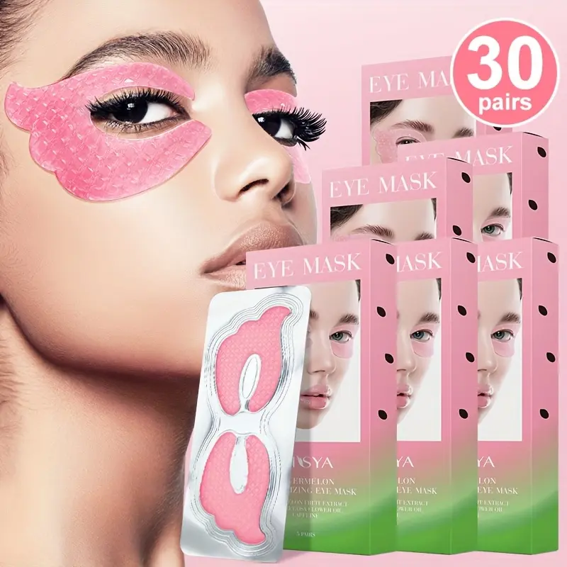 30 Pairs Butterfly Eye Patches, Unisex, Economical, Continuous Eyelid Care, Unique Butterfly Design, Closely Fits Eye Contour, Each Pair Packaged, Easy to Carry, Intimate Companion for Daily Skincare, Valentine's Day Gift Makeup Cosmetic