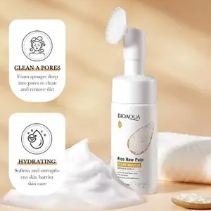 Bioaqua rice raw pulp cleanser mousse