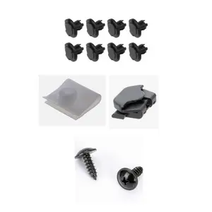 Front Fender Liner Kit for 2014-2020 Nissan Rogue Includes Upper Liner with Retainers & Screws 6 x 63848-9Y000